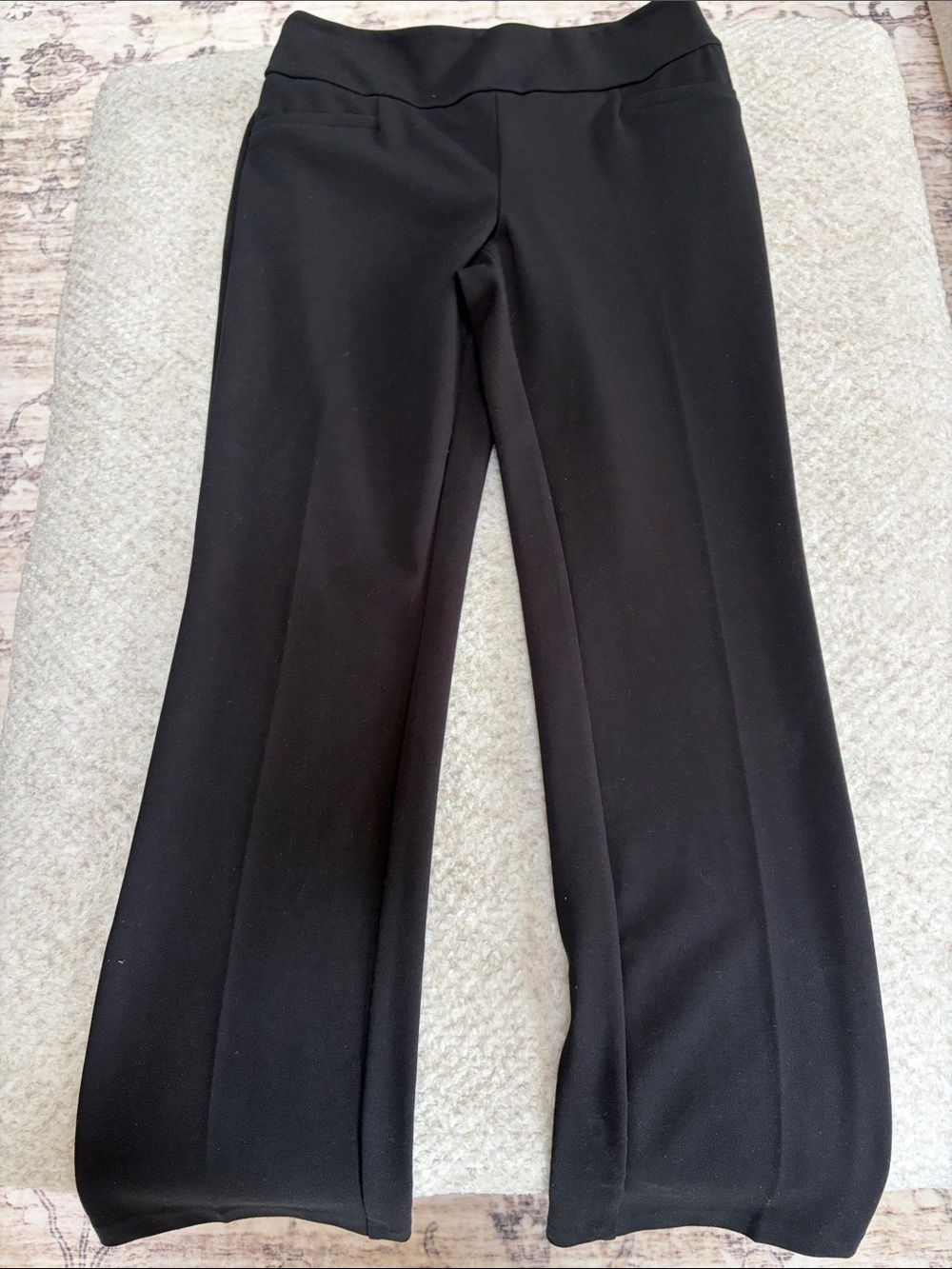 New York & Company Black Wide Leg Ponte Pants